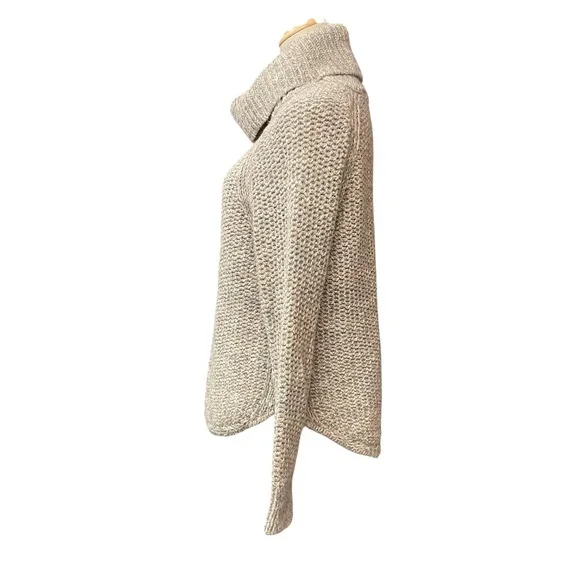 Prana Women's Mainspring Knitted Turtleneck Collared Pullover Sweater Sz Medium - Picture 4 of 8